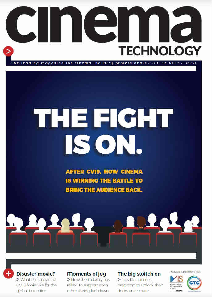 CINEMA TECHNOLOGY magazine side cover  June 2020
