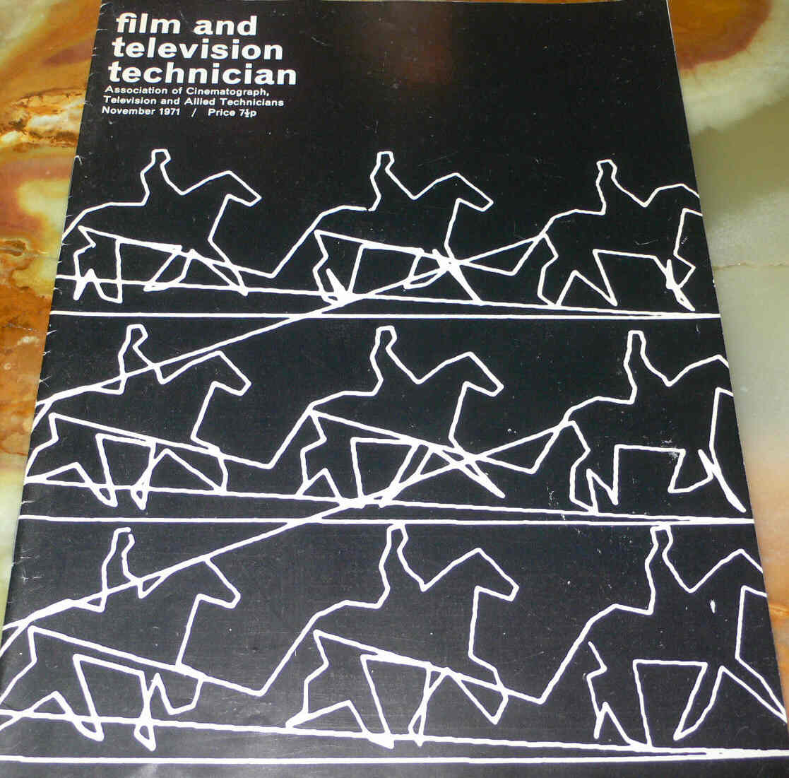CINE TECHNICIAN magazine side cover Issue 317 November 1971