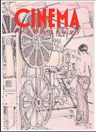 CINEMA TECHNOLOGY magazine side cover July 1988