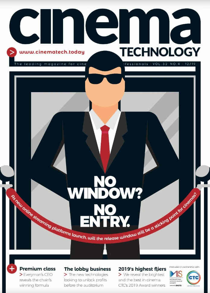 CINEMA TECHNOLOGY magazine side cover  December 2019