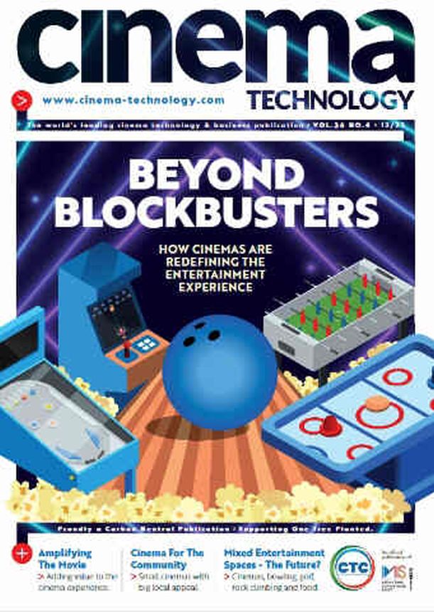 CINEMA TECHNOLOGY magazine side cover  December 2023