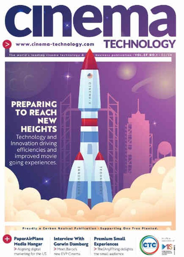 CINEMA TECHNOLOGY magazine side cover  March 2024