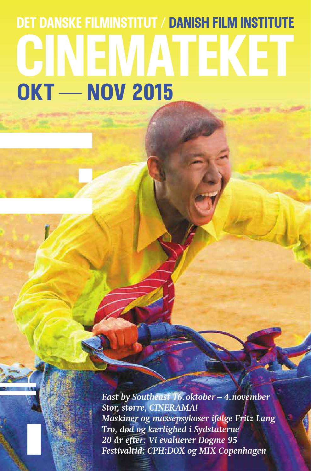 CINEMATEKET (Dk) magazine side cover October/November 2015