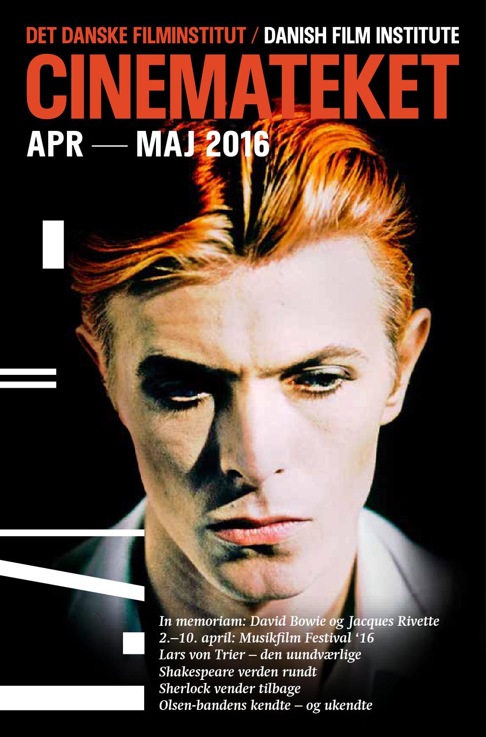 CINEMATEKET (Dk) magazine side cover April/May 2016