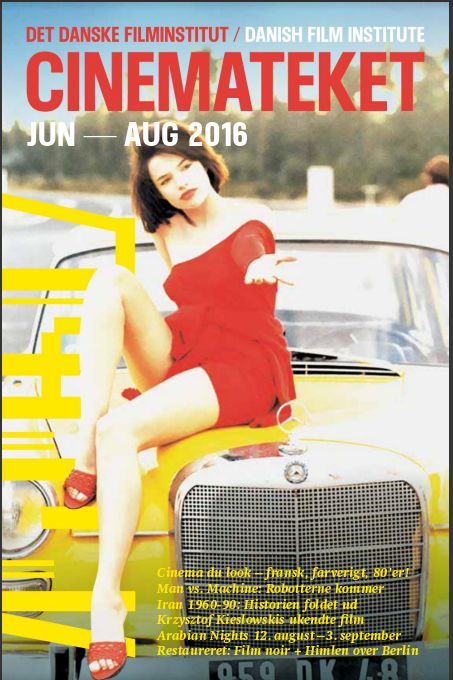 CINEMATEKET (Dk) magazine side cover June/August 2016