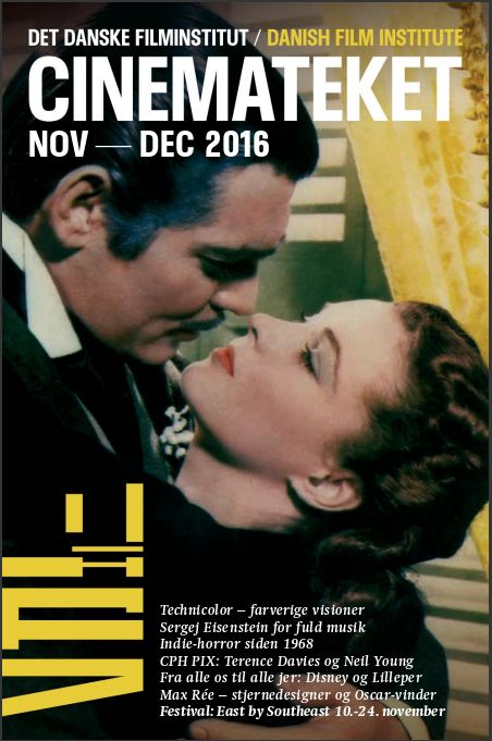 CINEMATEKET (Dk) magazine side cover November/December 2016