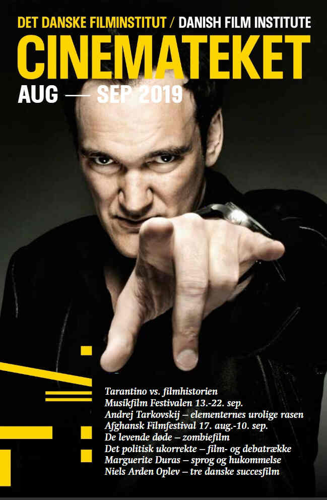 CINEMATEKET (Dk) magazine side cover  August/September 2019