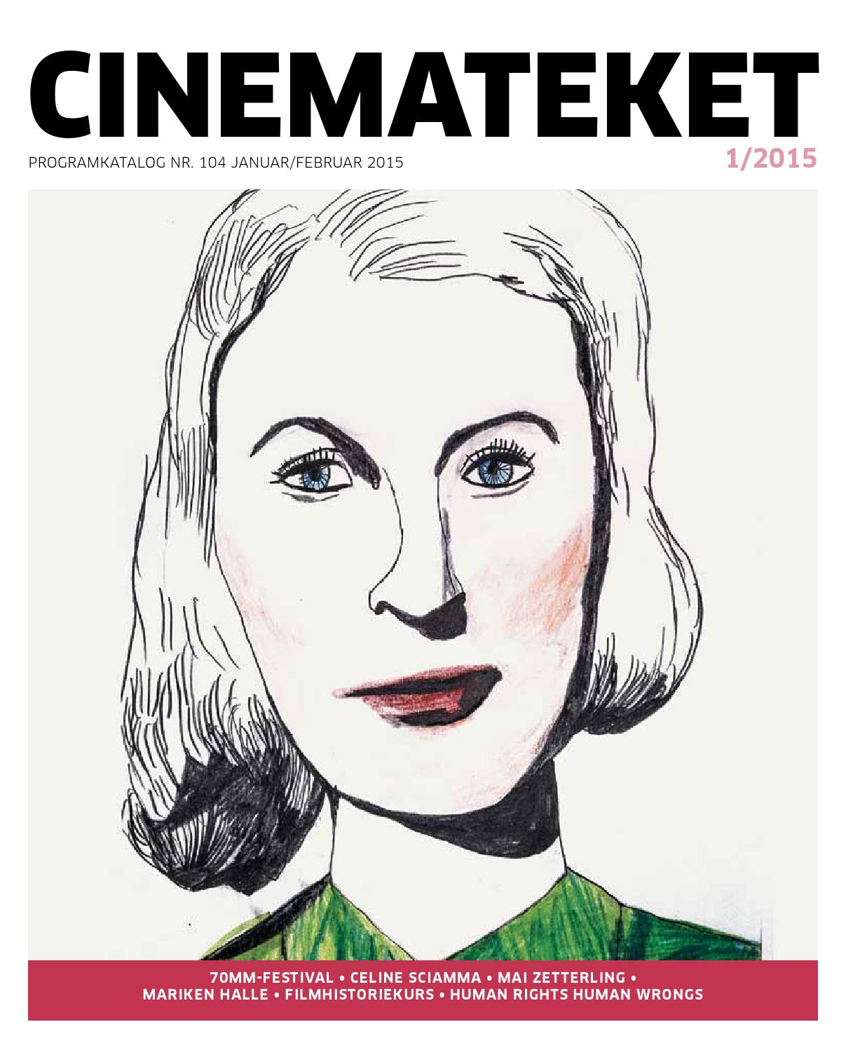 CINEMATEKET(Norway) magazine side cover Issue 104 January/February 2015