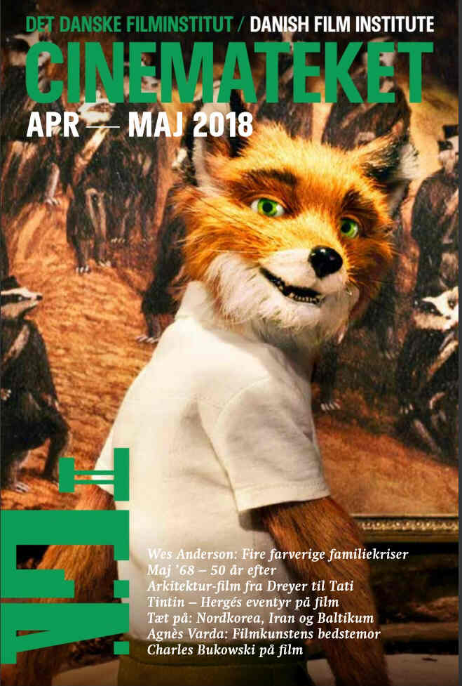 CINEMATEKET (Dk) magazine side cover  April/May 2018