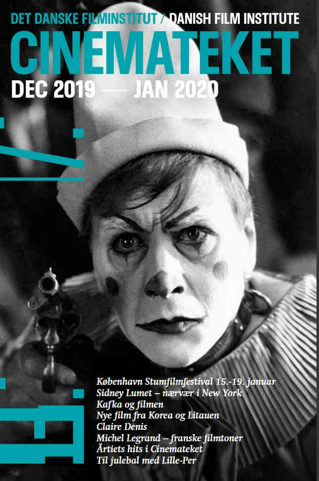 CINEMATEKET (Dk) magazine side cover  December 2019/ January 2020 
