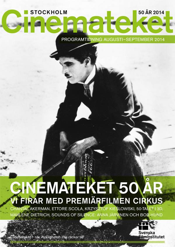 CINEMATEKET (Sweden) magazine side cover  August/September 2014