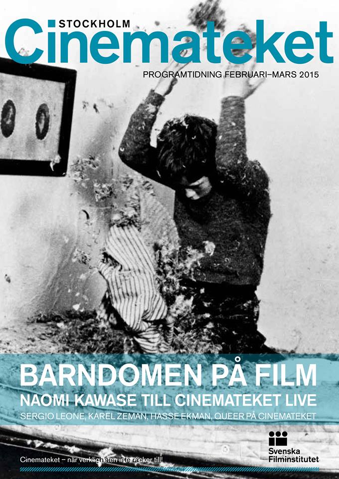 CINEMATEKET (Sweden) magazine side cover  February/March 2015