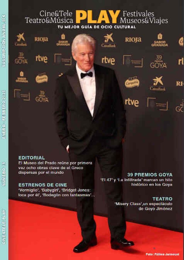 CINE AND TELE PLAY magazine side cover  January/February 2025