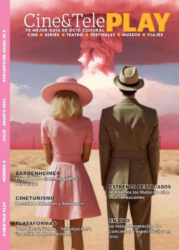 CINE AND TELE PLAY magazine side cover Issue 6  July/August 2023