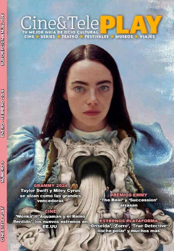 CINE AND TELE PLAY magazine side cover Issue 9  January/February 2024