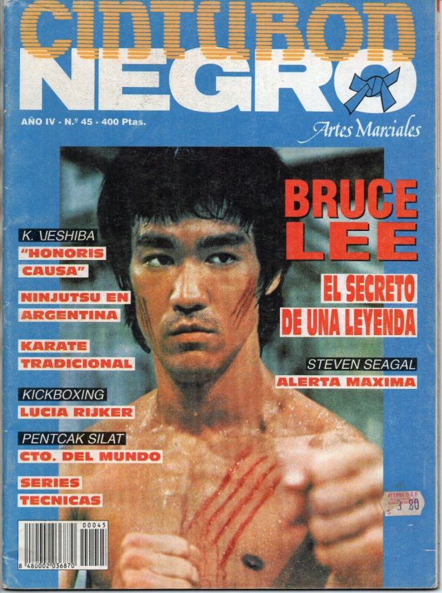 CINTURON NEGRO magazine side cover Issue 45   1993