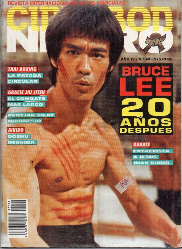 CINTURON NEGRO magazine side cover Issue 49   1993