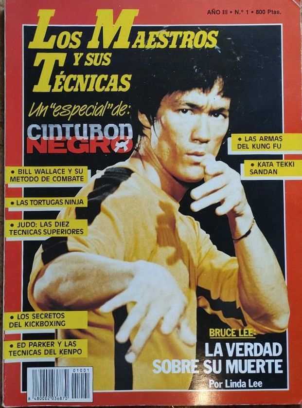 CINTURON NEGRO magazine side cover Issue 1   1991