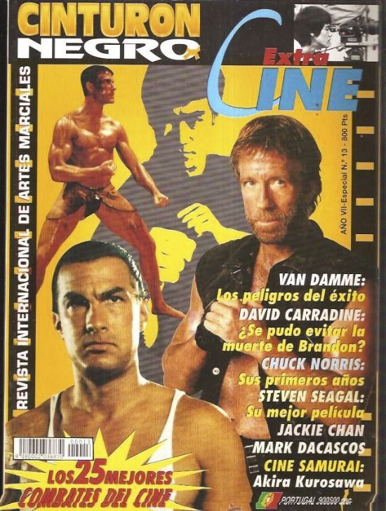 CINTURON NEGRO magazine side cover Issue 13   1995