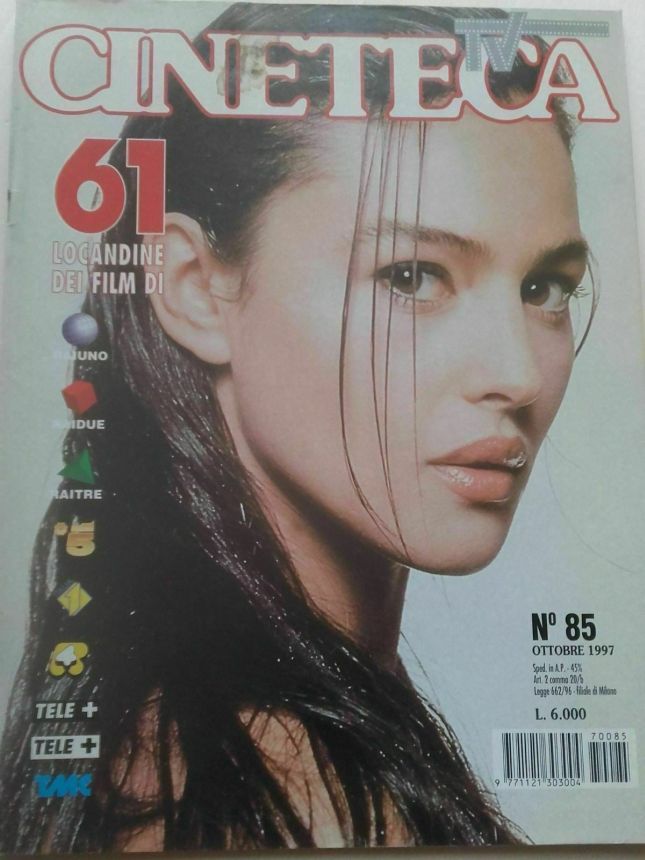 CINETECA TV magazine side cover Issue 85  October 1997