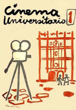 CINEMA UNIVERSITARIO magazine side cover Issue 1  1955