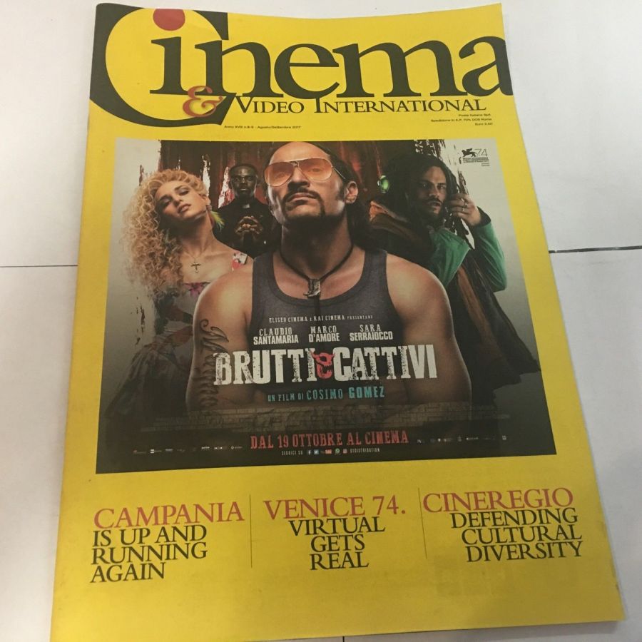 CINEMA AND VIDEO INTERNATIONAL magazine side cover  August/September 2017