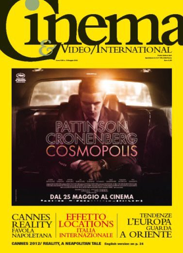 CINEMA AND VIDEO INTERNATIONAL magazine side cover May 2012