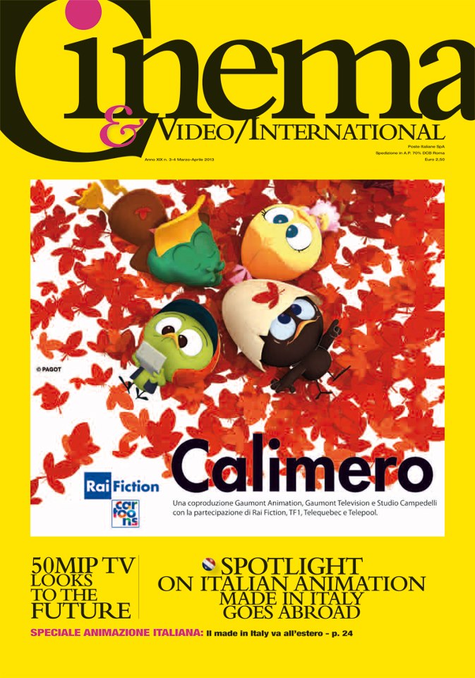 CINEMA AND VIDEO INTERNATIONAL magazine side cover March/April 2013