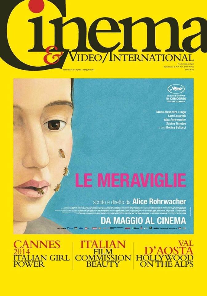 CINEMA AND VIDEO INTERNATIONAL magazine side cover April/May 2014