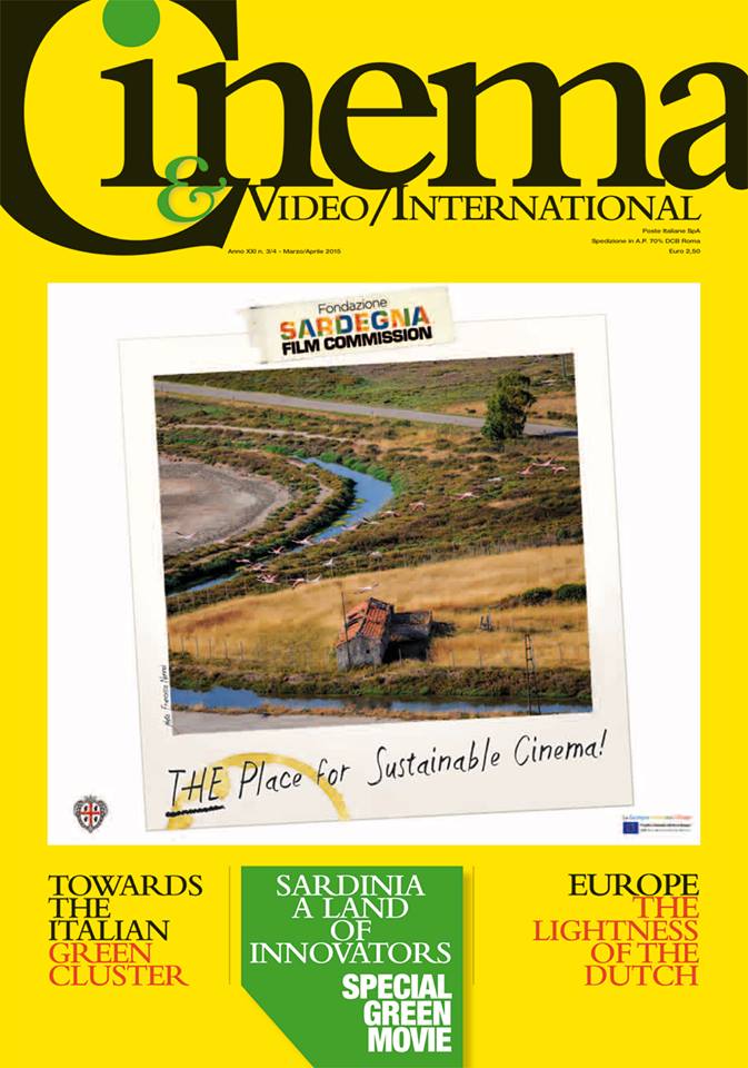 CINEMA AND VIDEO INTERNATIONAL magazine side cover March/April 2015