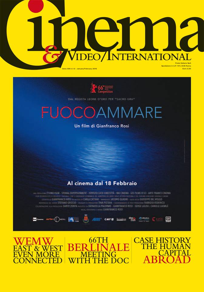 CINEMA AND VIDEO INTERNATIONAL magazine side cover January/February 2016