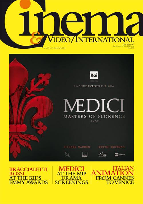 CINEMA AND VIDEO INTERNATIONAL magazine side cover March/April 2016