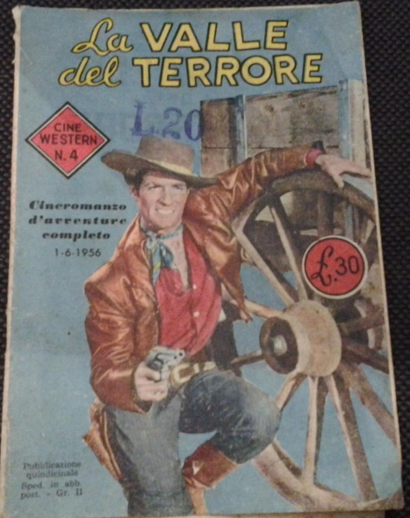 CINE WESTERN magazine side cover Issue 4 1 June 1956