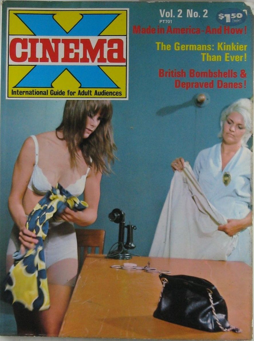 CINEMA X (USA) magazine side cover  Vol 2 No 02  