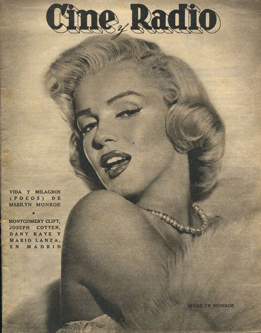 CINE Y RADIO magazine side cover Issue 17 27 March 1954