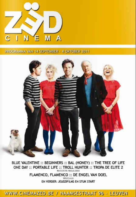 CINEMA ZED magazine side cover September 2011