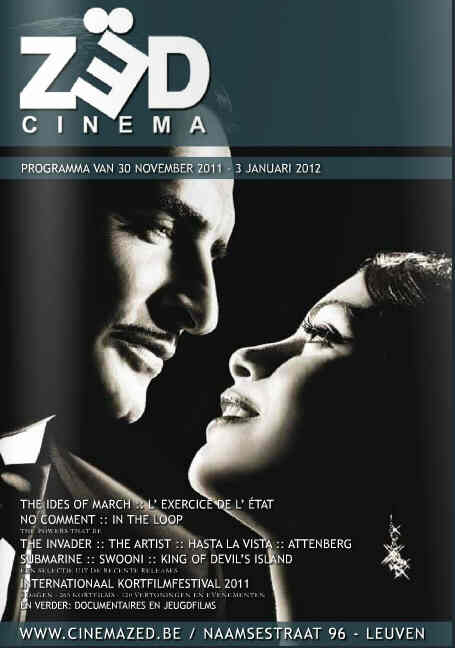 CINEMA ZED magazine side cover December 2011