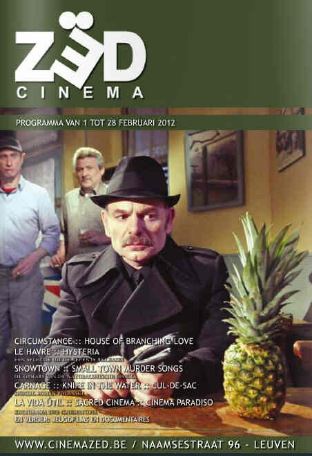 CINEMA ZED magazine side cover February 2012
