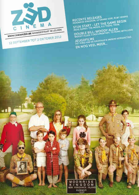 CINEMA ZED magazine side cover September 2012