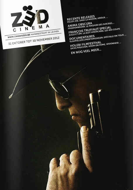 CINEMA ZED magazine side cover November 2012