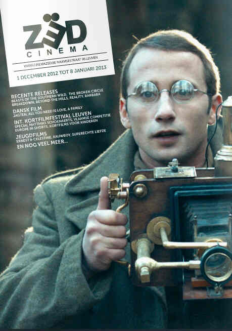 CINEMA ZED magazine side cover December 2012