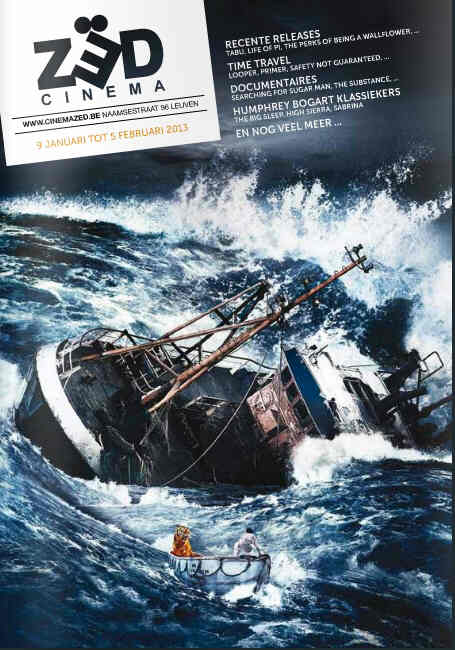 CINEMA ZED magazine side cover January 2013