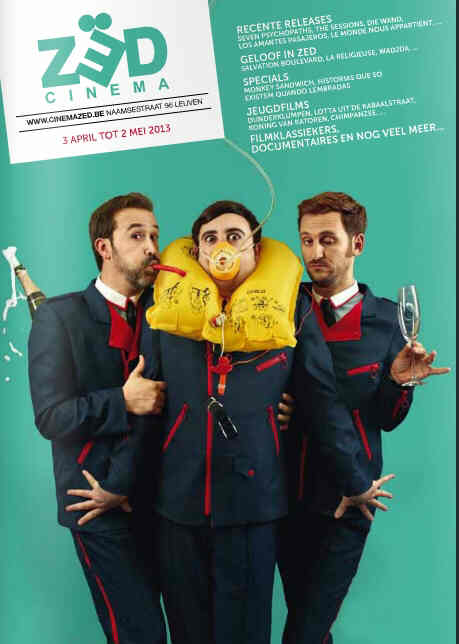 CINEMA ZED magazine side cover April 2013