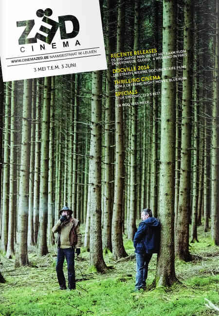 CINEMA ZED magazine side cover May 2014