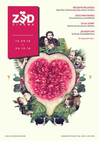 CINEMA ZED magazine side cover September 2016