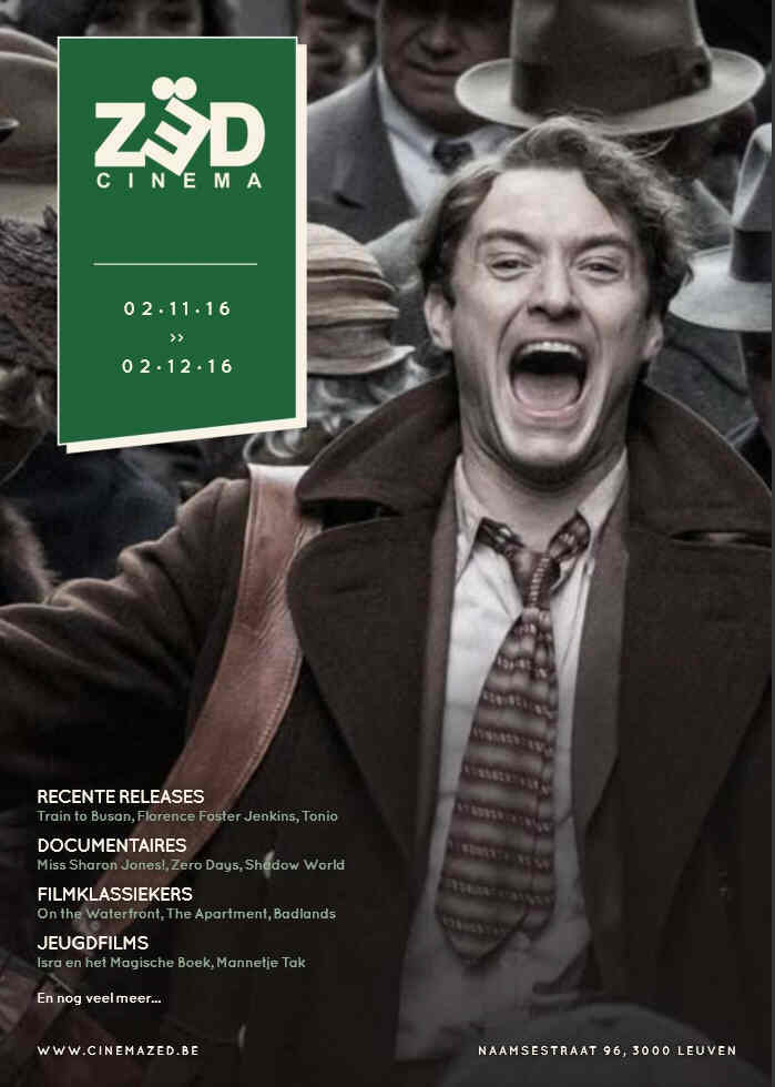CINEMA ZED magazine side cover November 2016