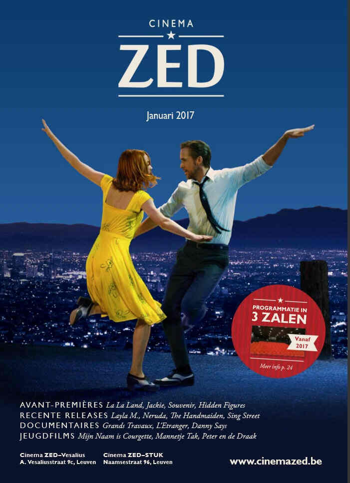 CINEMA ZED magazine side cover January 2017