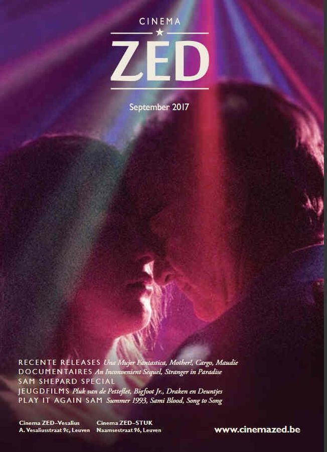 CINEMA ZED magazine side cover  September 2017