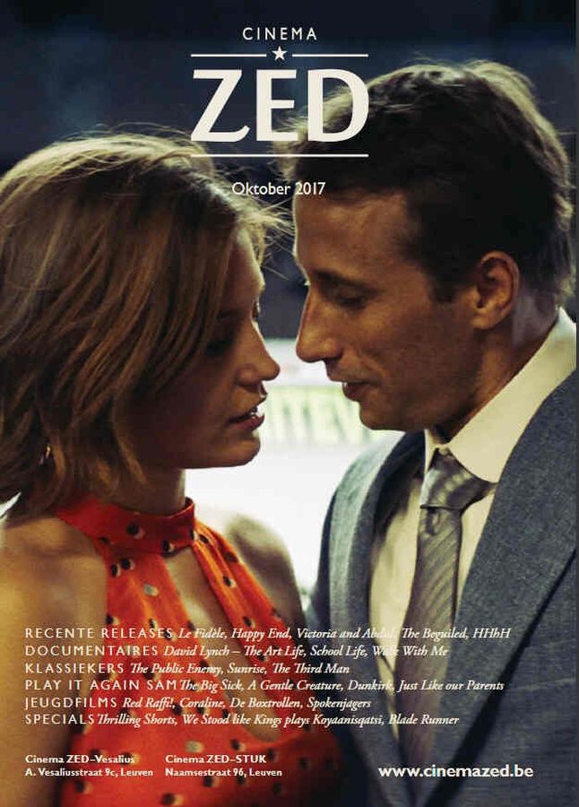 CINEMA ZED magazine side cover  October 2017