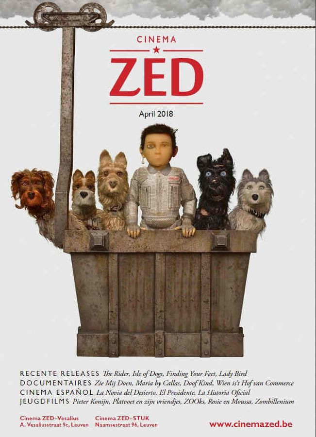 CINEMA ZED magazine side cover  April 2018